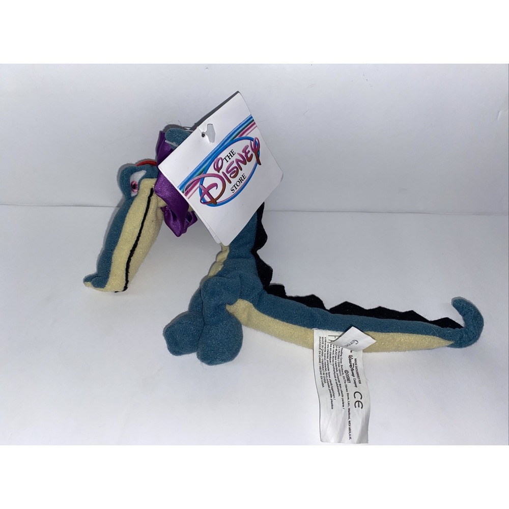 Disney Store Fantasia Croc Alligator Ballerina Bean Bag Plush Toy 10" NWT